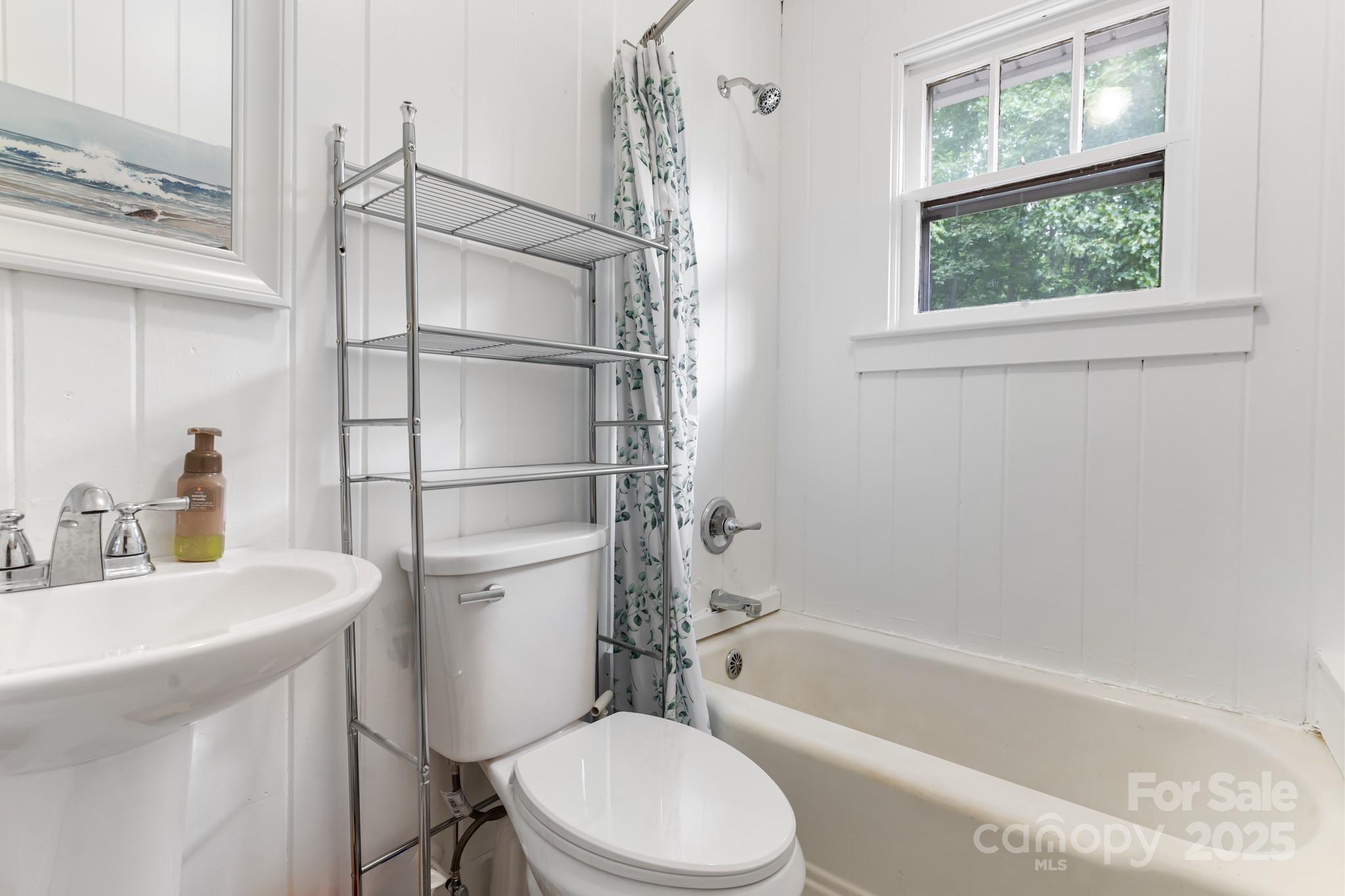 245 Hookers Gap Road Candler, NC 28715 - Photo 17 of 44 a bathroom with a sink toilet and shower