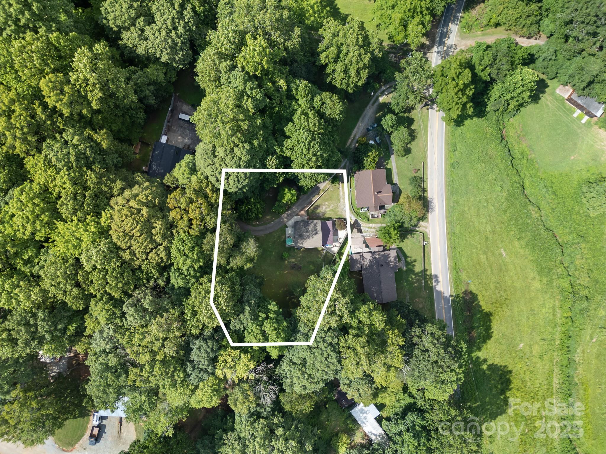 245 Hookers Gap Road Candler, NC 28715 - Photo 41 of 44 an aerial view of a house