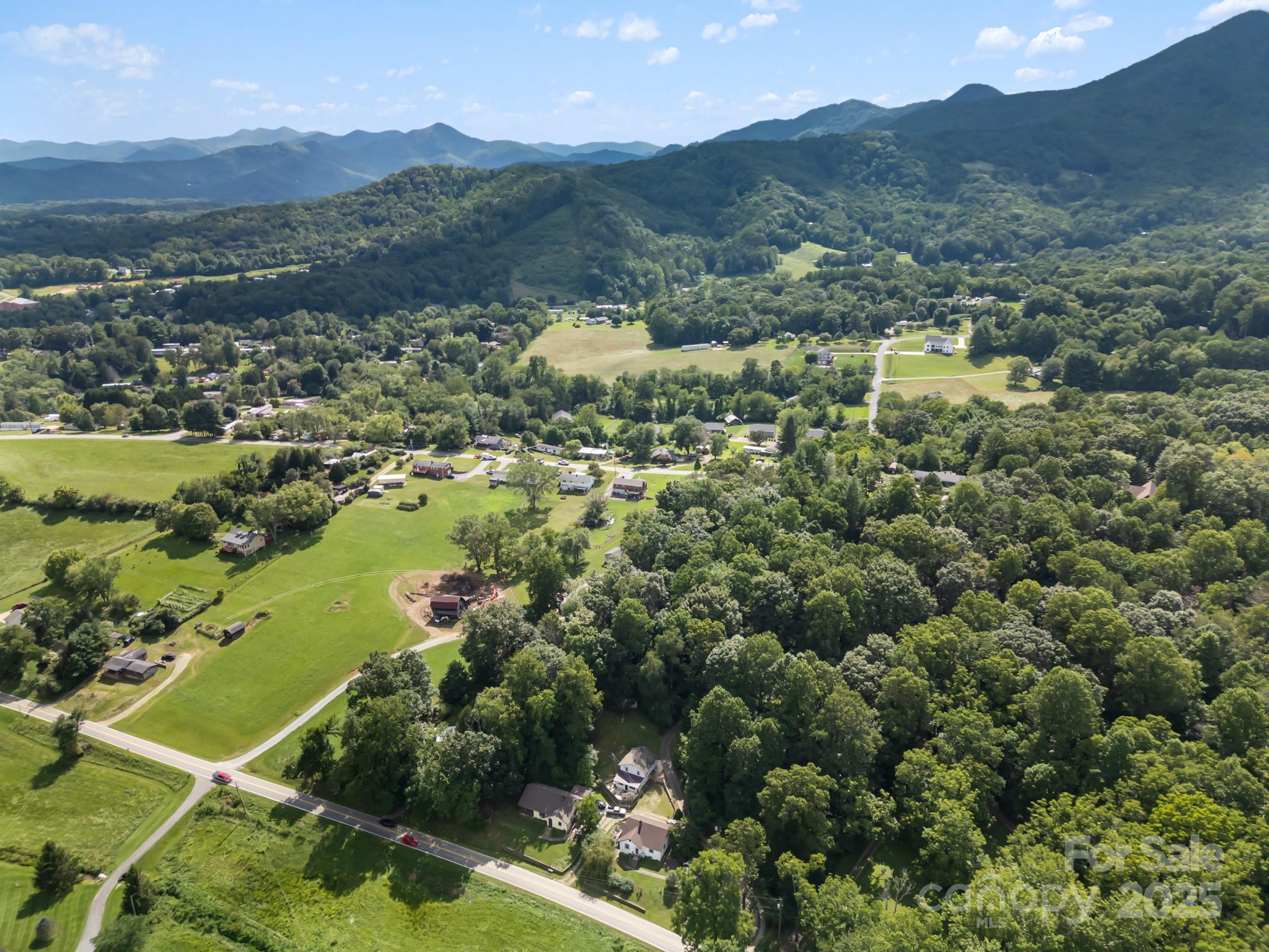 245 Hookers Gap Road Candler, NC 28715 - Photo 42 of 44 a view of a city with mountains in the background