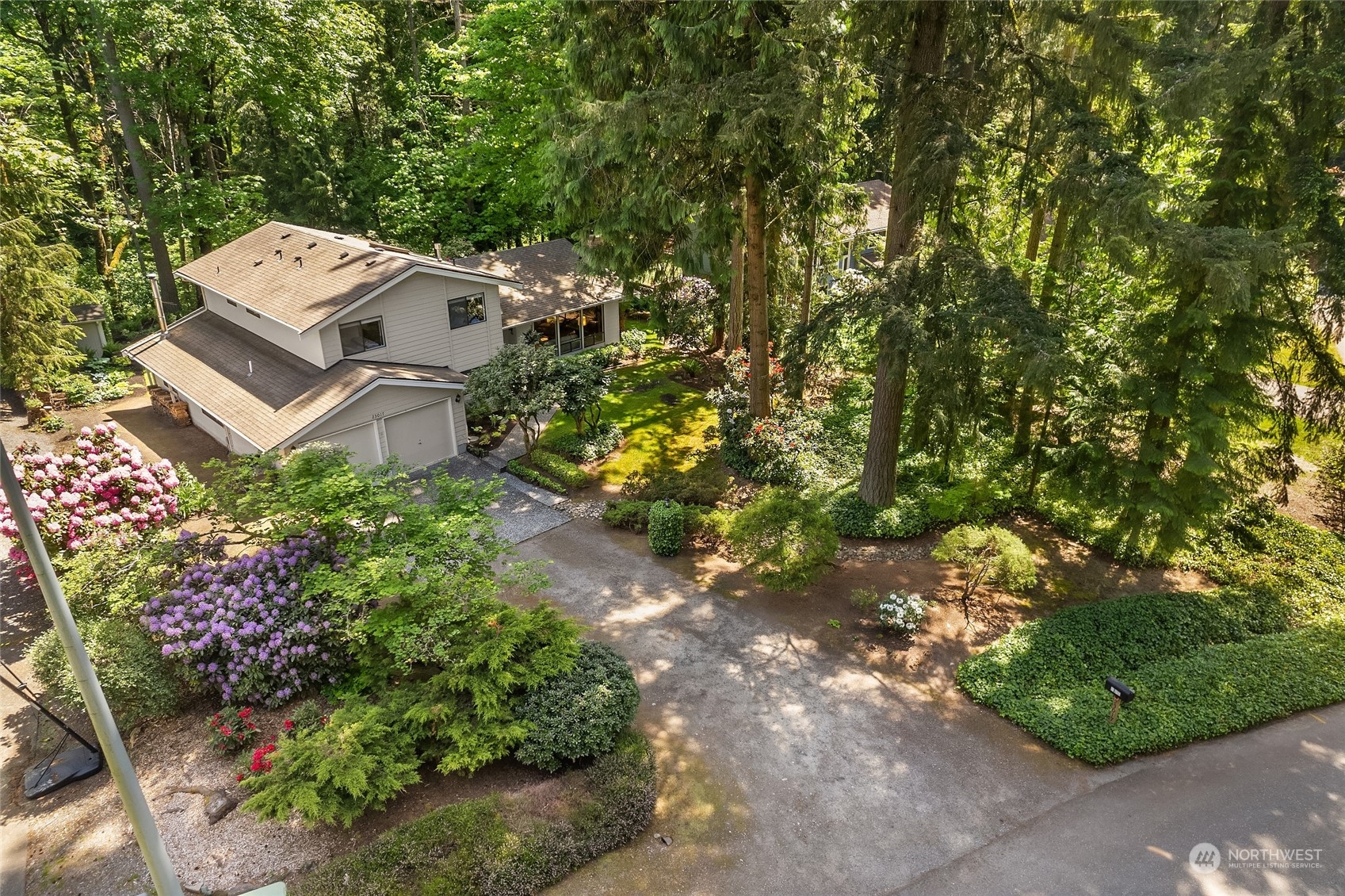 23017 38th Avenue Southeast Bothell, WA 98021 - Photo 37 of 38 an aerial view of a house with a yard