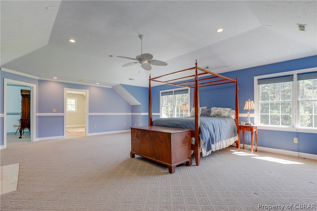 65 Thurston Road Mathews, VA 23109 - Photo 26 of 47 Tray ceiling, huge primary bedroom with sitting areas