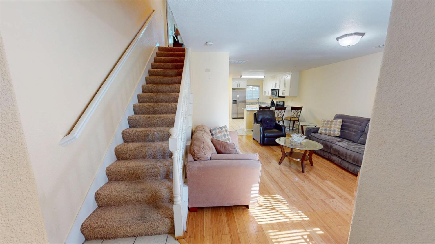 4057 Dale Road, Unit B Modesto, CA 95356 - Photo 2 of 39 a living room with furniture and wooden floor