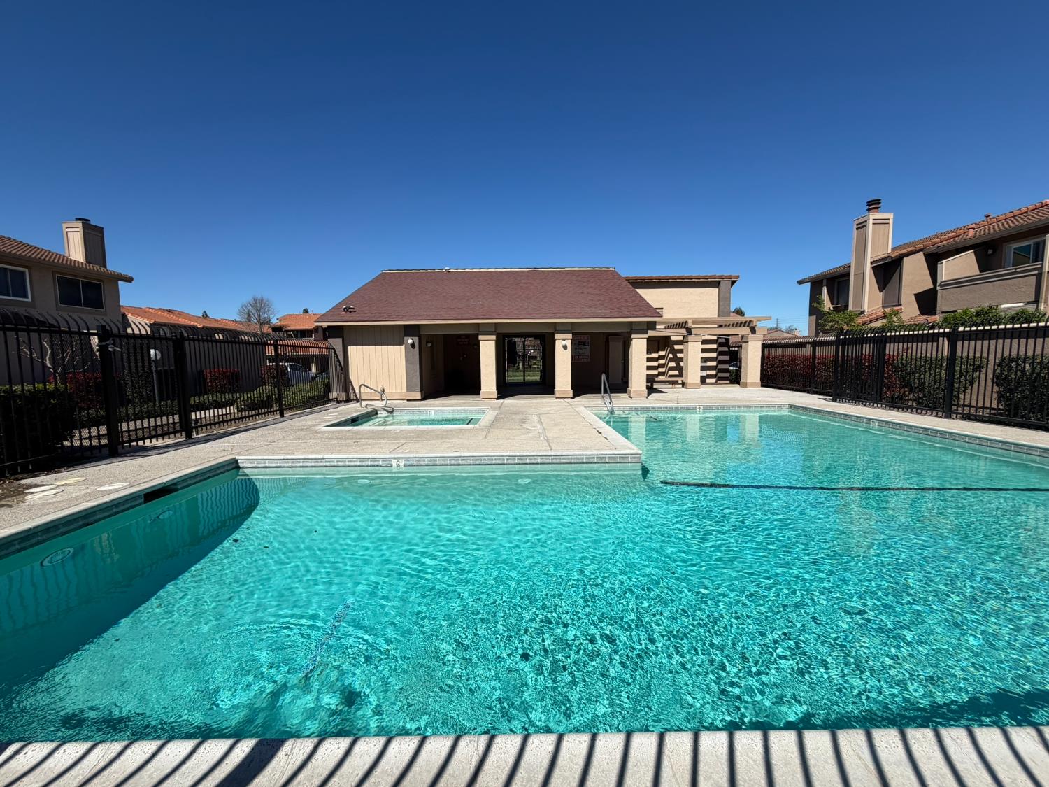 4057 Dale Road, Unit B Modesto, CA 95356 - Photo 37 of 39 a view of a house with a yard porch and sitting area