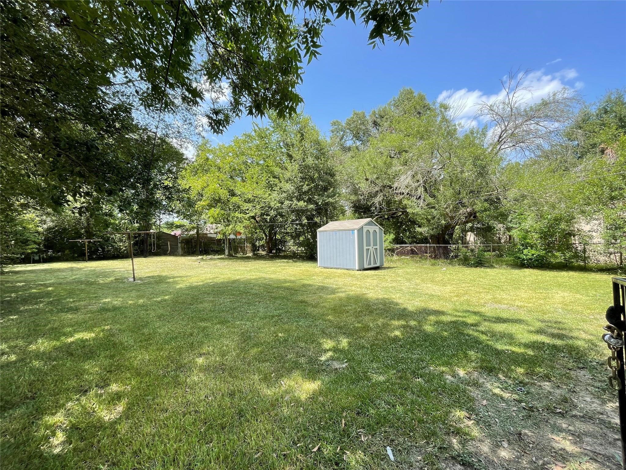 5213 Anzio Road Houston, TX 77033 - Photo 20 of 20 a view of a outdoor space and a yard
