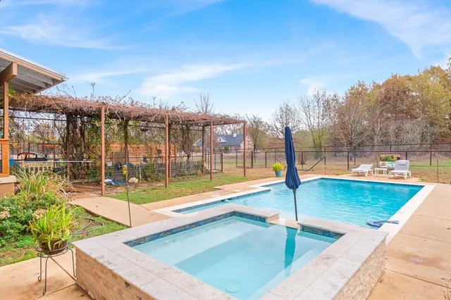 a view of a swimming pool