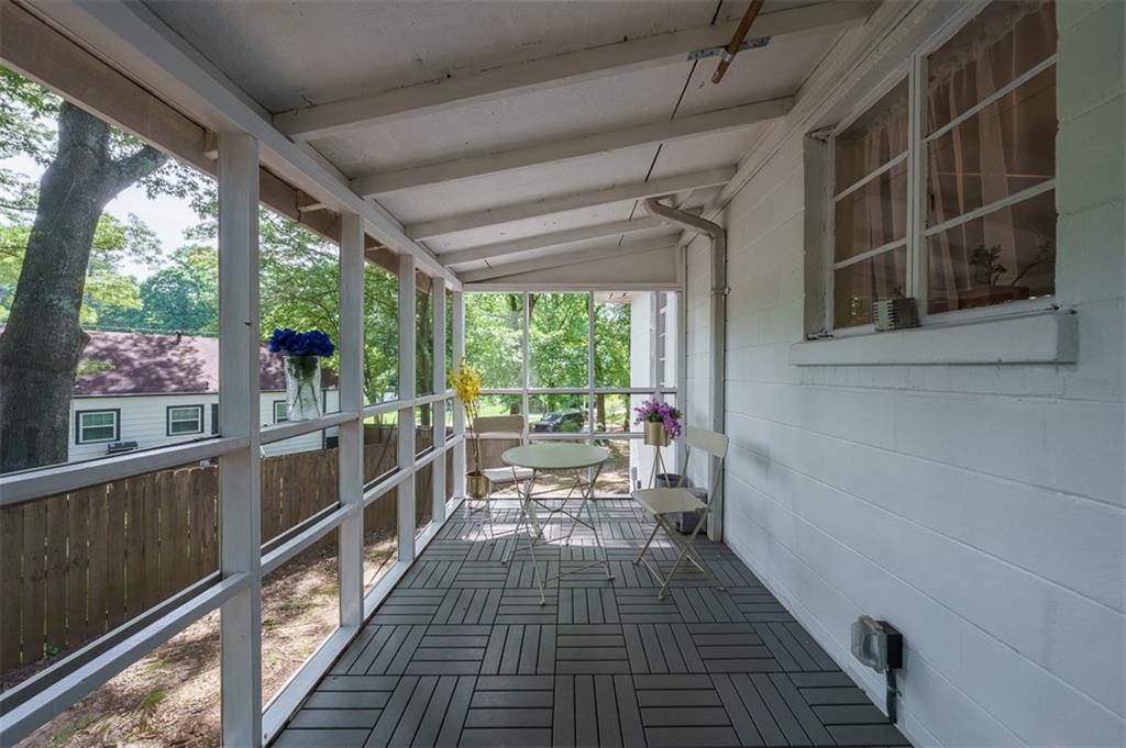 1920 West Forrest Avenue Atlanta, GA 30344 - Photo 20 of 28 a view of a balcony with chairs