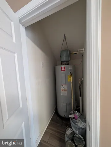 a room with storage and utility