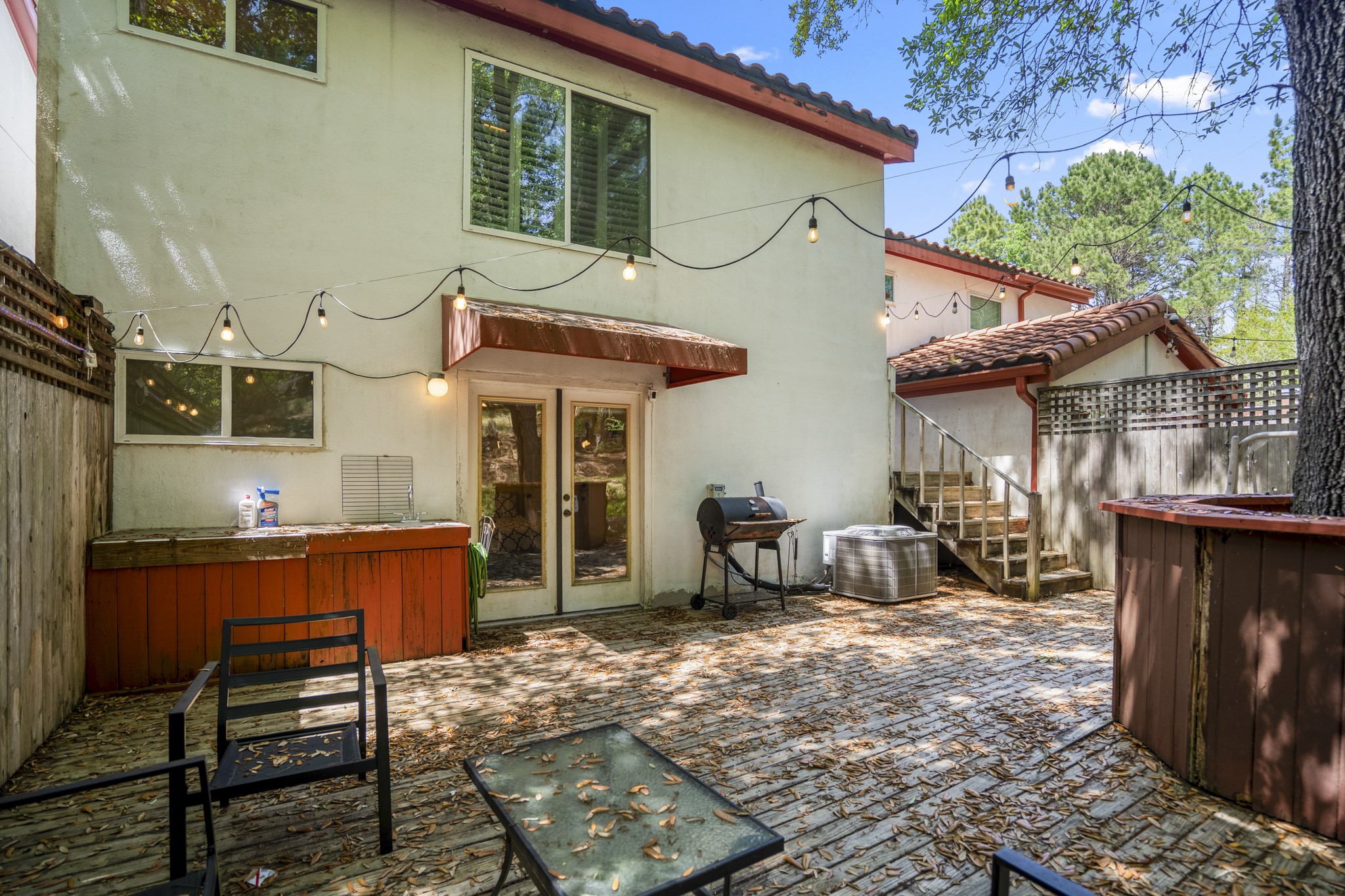 22547 Bayview Circle Point Blank, TX 77364 - Photo 28 of 46 a view of a chairs and table in the patio