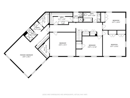 a picture of a floor plan