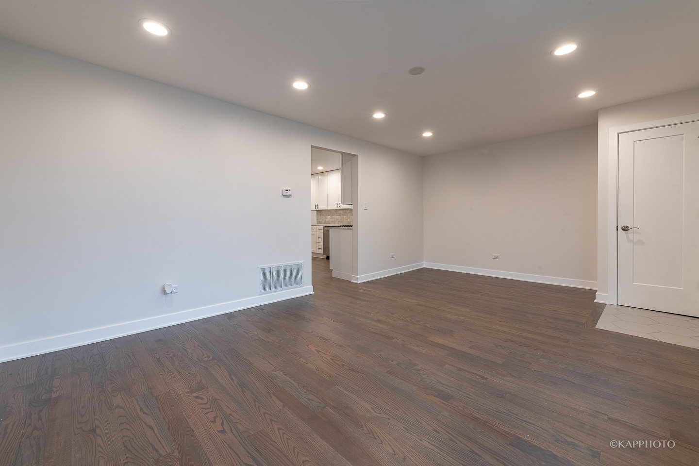 5654 South Princeton Avenue Chicago, IL 60621 - Photo 7 of 29 a view of empty room with wooden floor