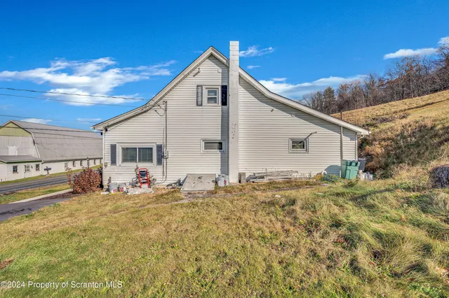 a view of a house with a patio