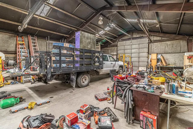 a view of parking garage