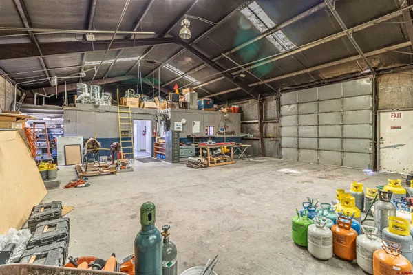 a view of storage and utility room