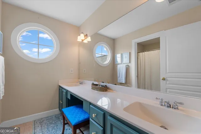 a view of house with outdoor seating