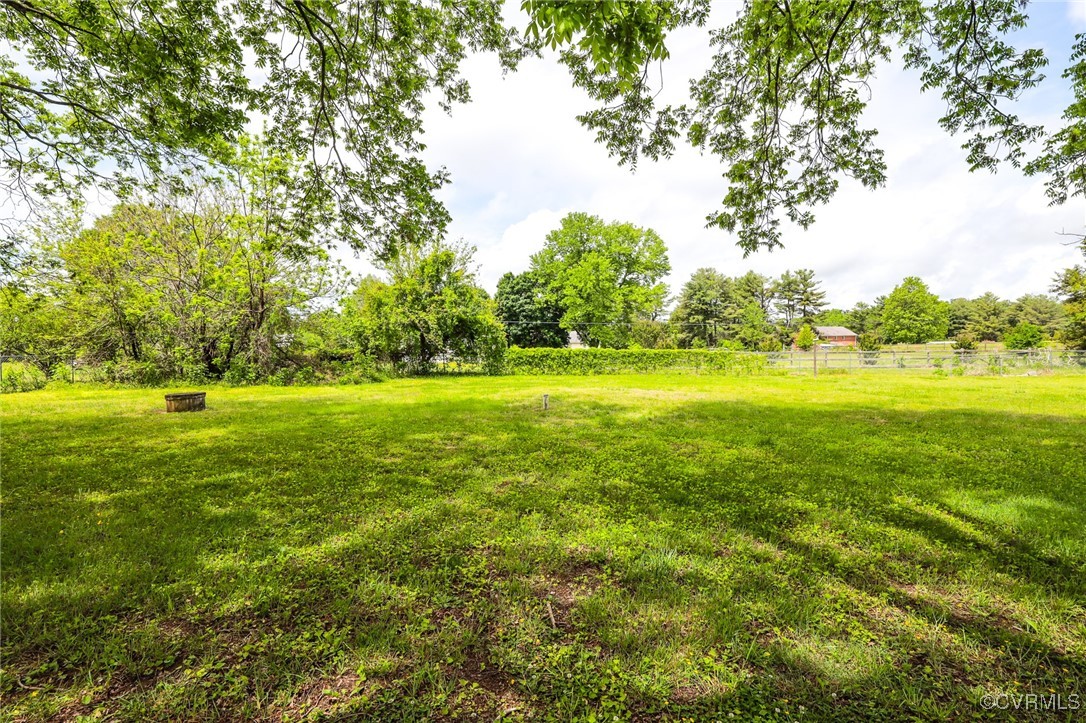 8229 Little Florida Road Mechanicsville, VA 23111 - Photo 15 of 40 View of yard with fence and a rural view