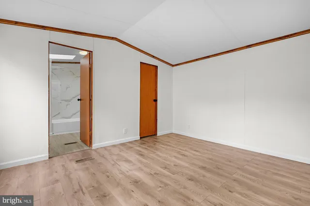 a view of an empty room