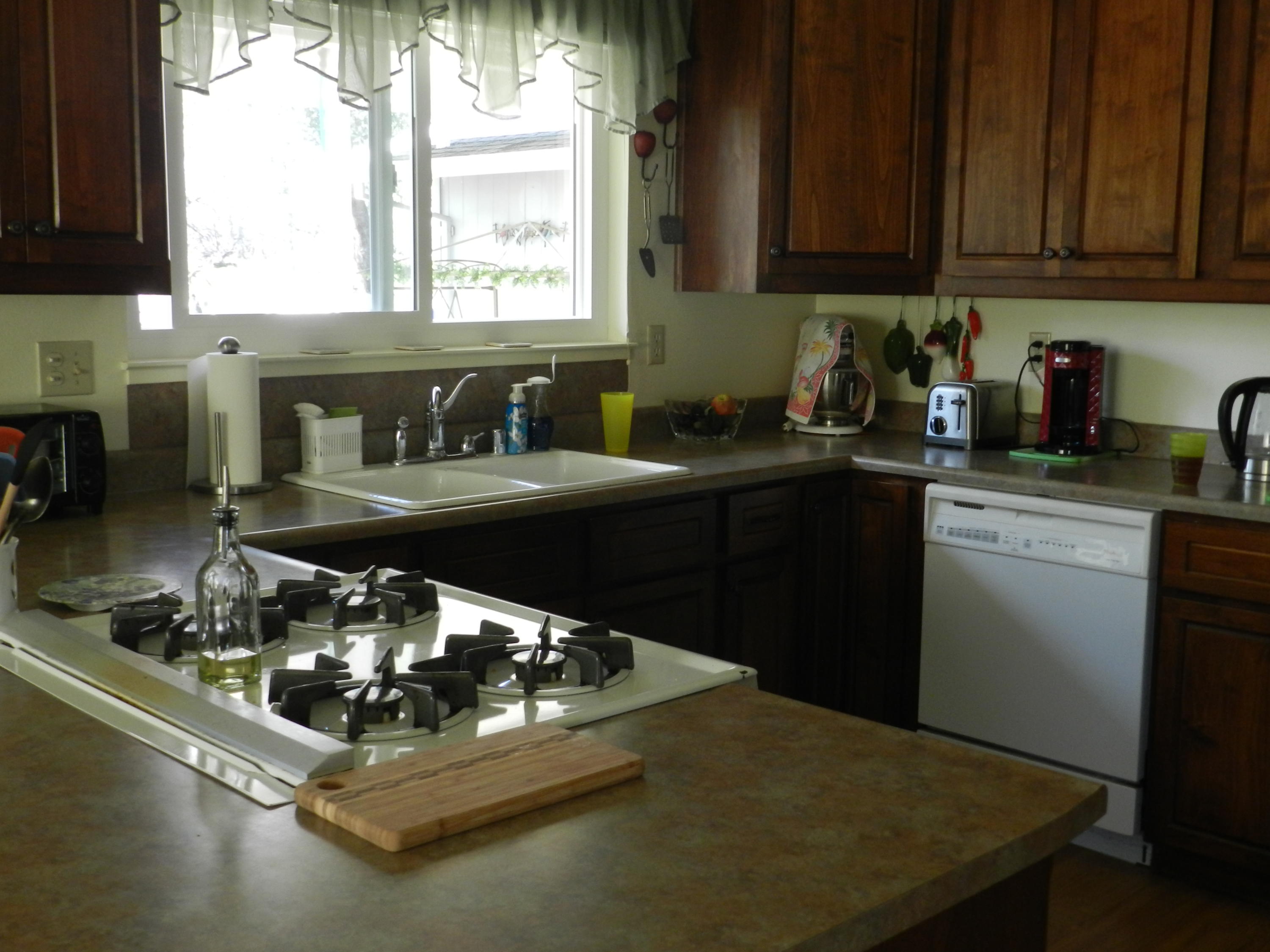 8760 Valley View Road Redding, CA 96001 - Photo 4 of 42 a kitchen with a stove a sink and a window