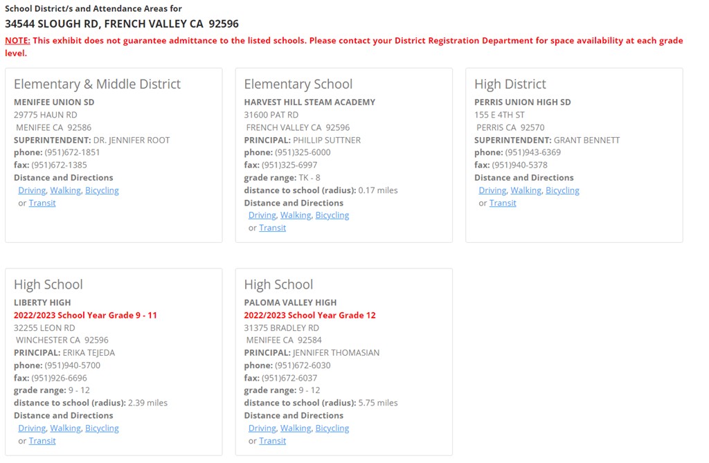 34544 Slough Road Winchester, CA 92596 - Photo 1 of 1 School District Information