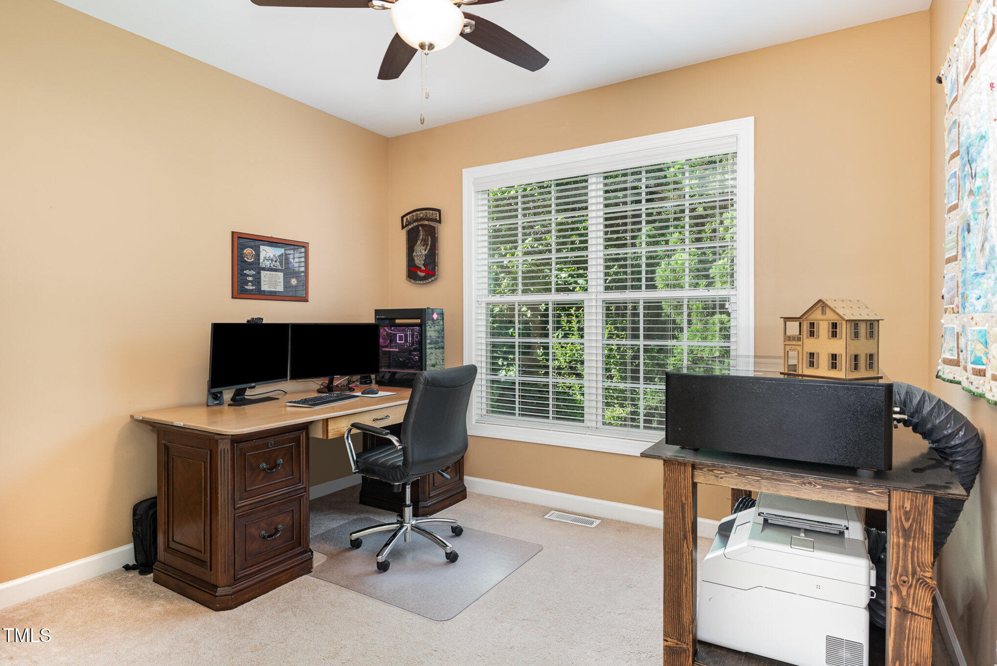1603 Timber Wolf Drive Durham, NC 27713 - Photo 16 of 41 a view of a workspace with a window