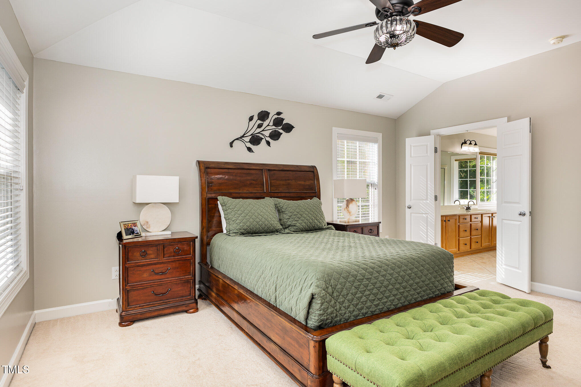 1603 Timber Wolf Drive Durham, NC 27713 - Photo 18 of 41 a bedroom with a bed and dresser