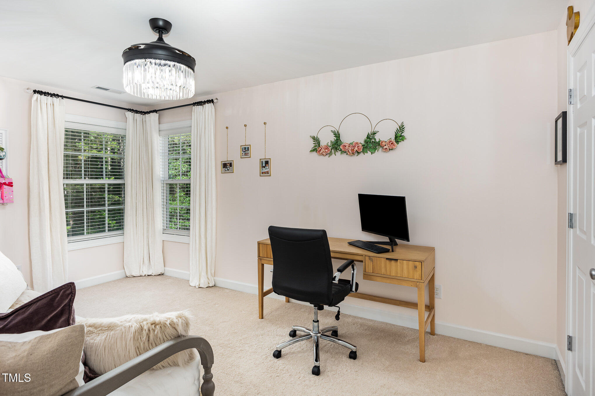 1603 Timber Wolf Drive Durham, NC 27713 - Photo 28 of 41 a view of a workspace with a window