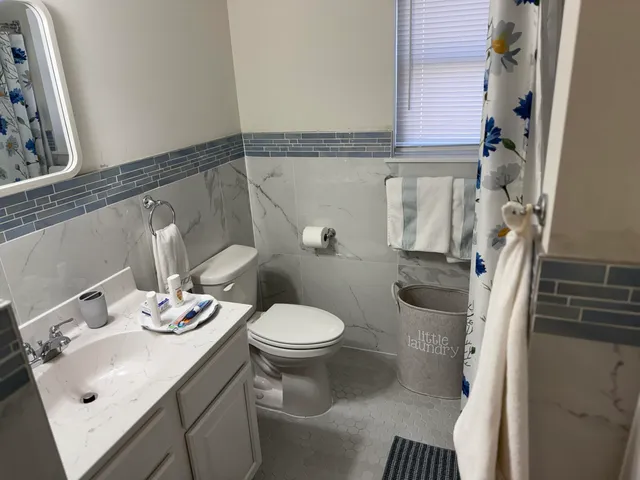 a bathroom with a sink and a toilet