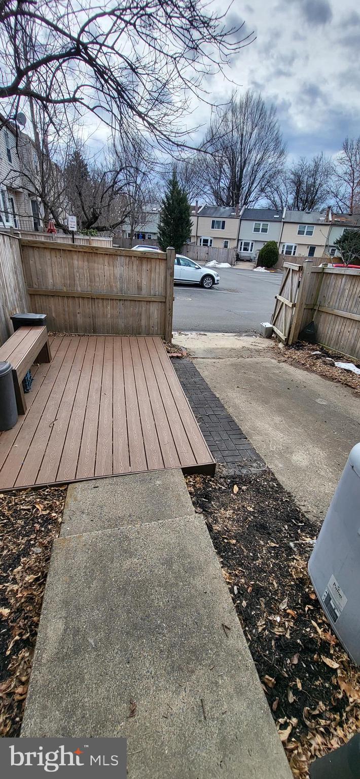 327 James Street Falls Church, VA 22046 - Photo 30 of 35 Backyard Deck and Built-In- Bench
