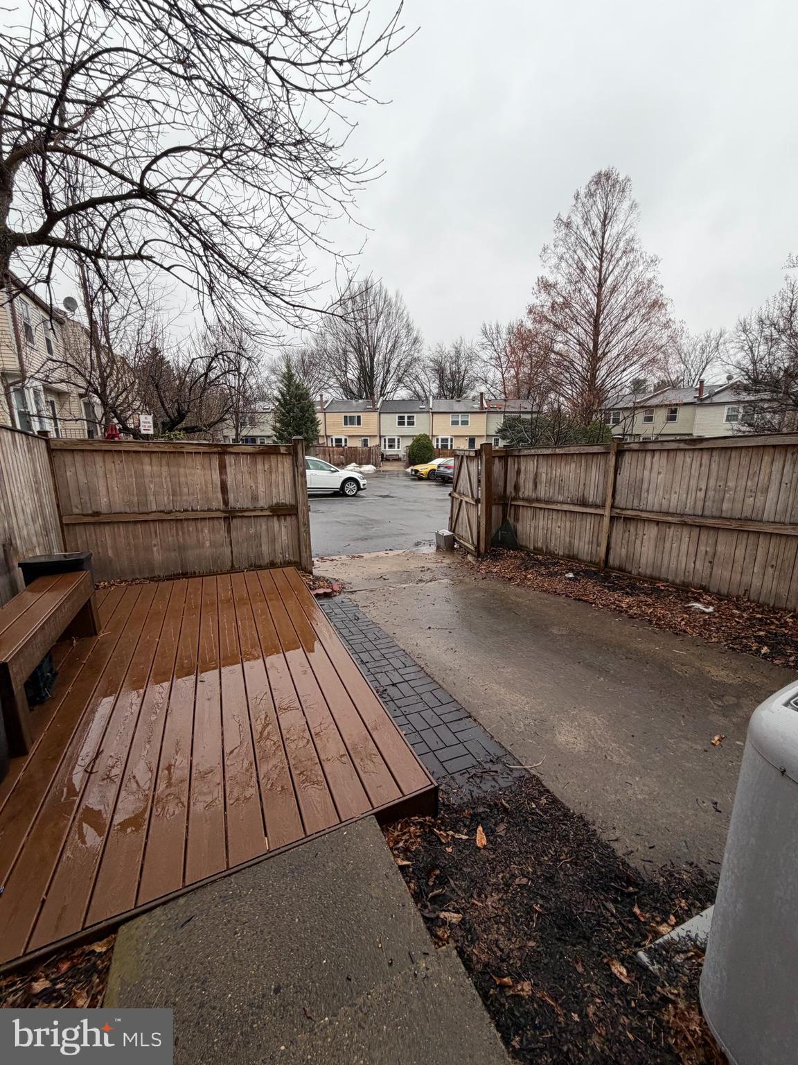 327 James Street Falls Church, VA 22046 - Photo 31 of 35 Rear Deck, Built-In-Bench