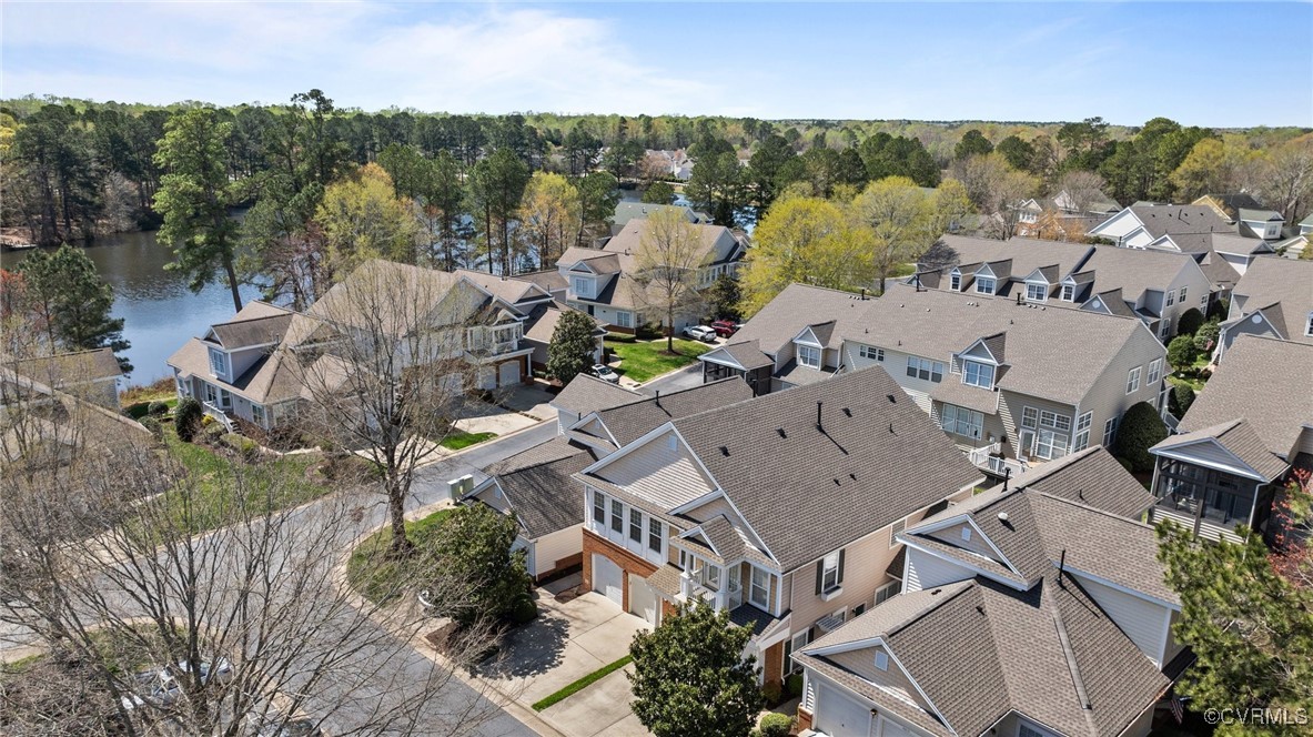 4405 Acoma Circle Williamsburg, VA 23188 - Photo 34 of 44 an aerial view of a house with a lake view