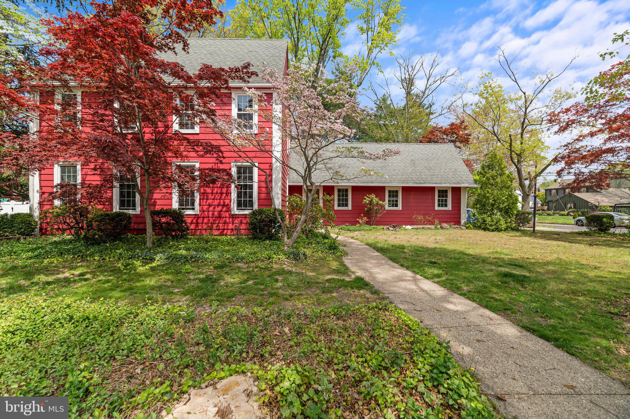 304 Bortons Mill Road Cherry Hill, NJ 08034 - Photo 2 of 35 a view of a yard with plants and large trees