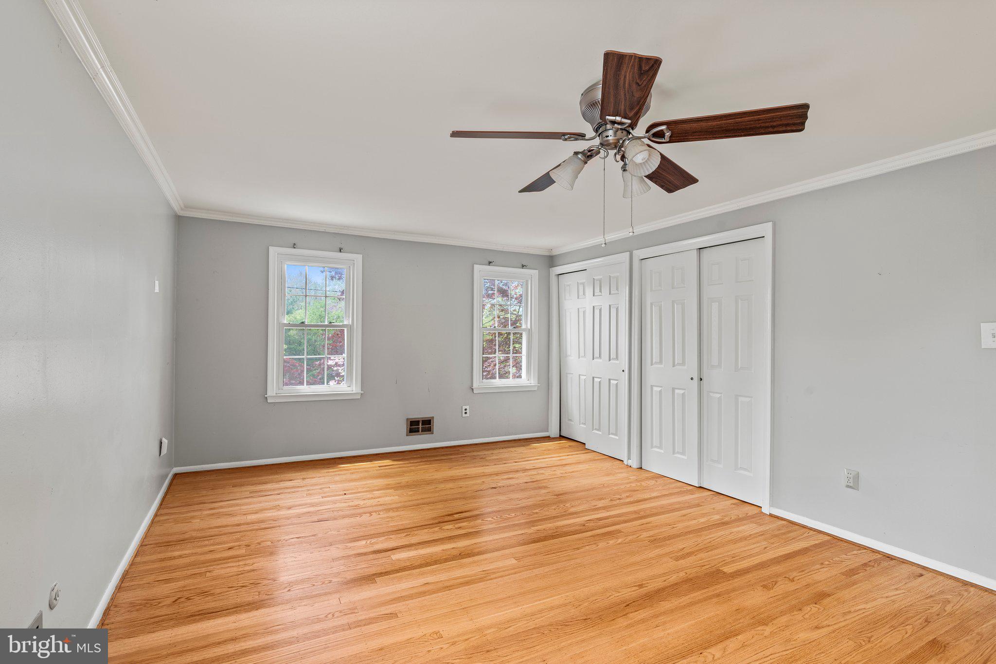 304 Bortons Mill Road Cherry Hill, NJ 08034 - Photo 30 of 35 a view of empty room with window and ceiling fan