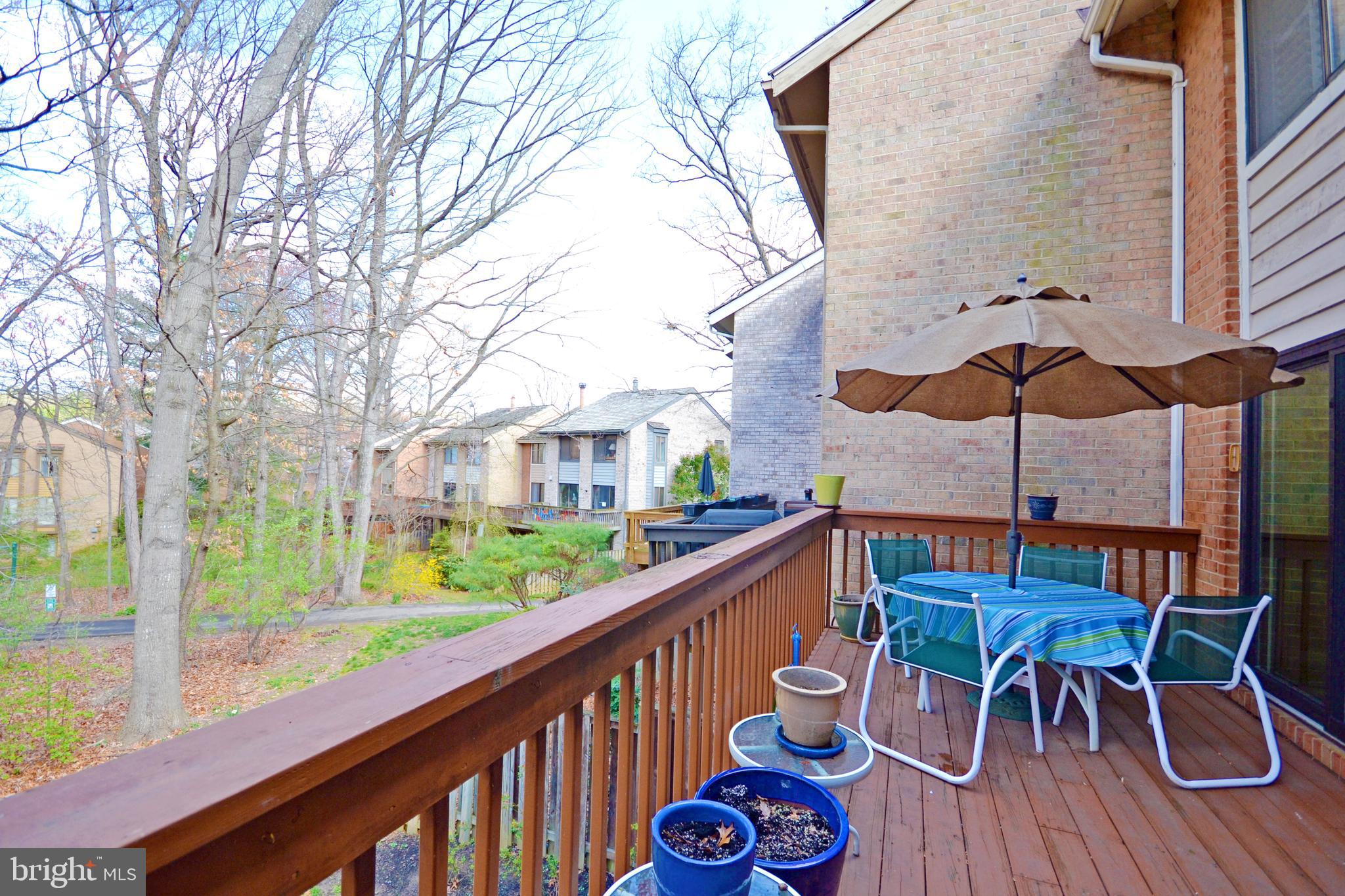 2046 Swans Neck Way Reston, VA 20191 - Photo 9 of 30 Large deck accessible by two large sliding doors