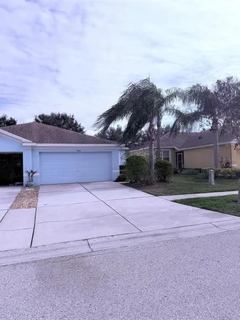 a view of outdoor space yard and mountain view