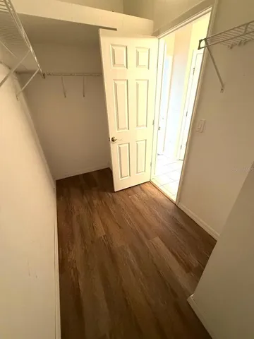 a view of walk in closet