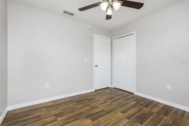 wooden floor in an empty room
