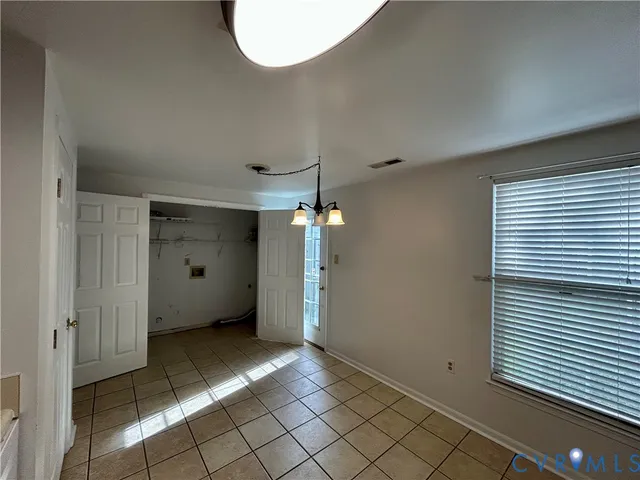 a view of a room with window