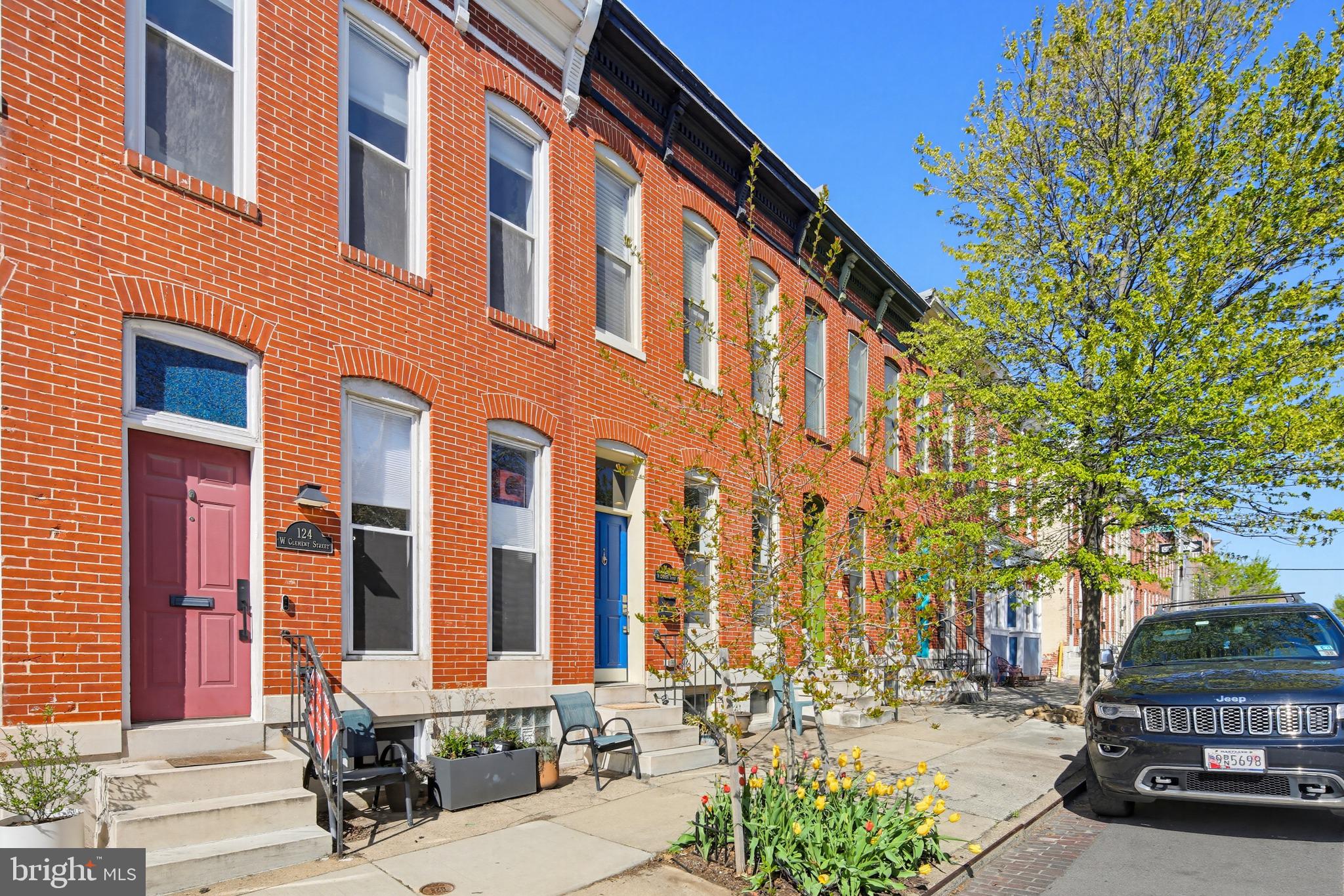 122 West Clement Street Baltimore, MD 21230 - Photo 2 of 40 a front view of a building with street view