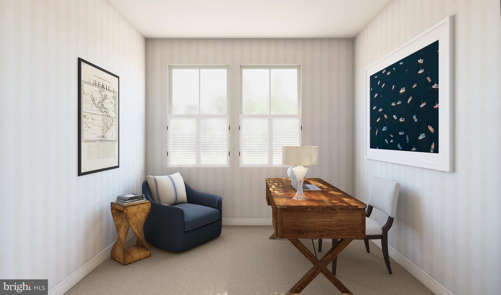 723 Iron Frg Road, Unit 242B Frederick, MD 21702 - Photo 10 of 17 SAMPLE RENDERING HOME OFFICE
