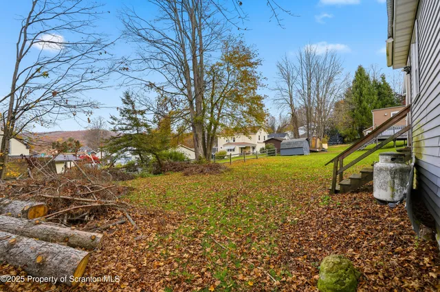 a view of outdoor space with garden