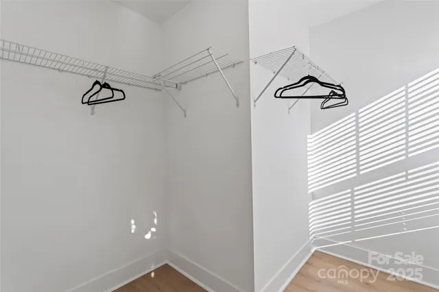 a view of a room with rack on the wall