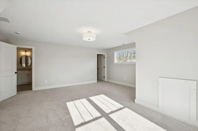 a view of an empty room