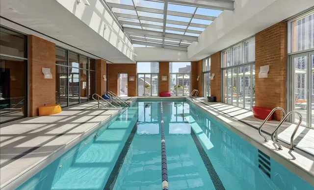 a view of a house with a swimming pool