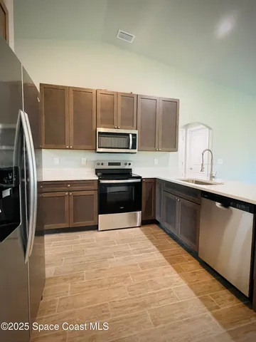 a view of wooden floor