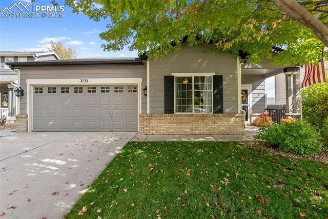 a view of a house with a outdoor space