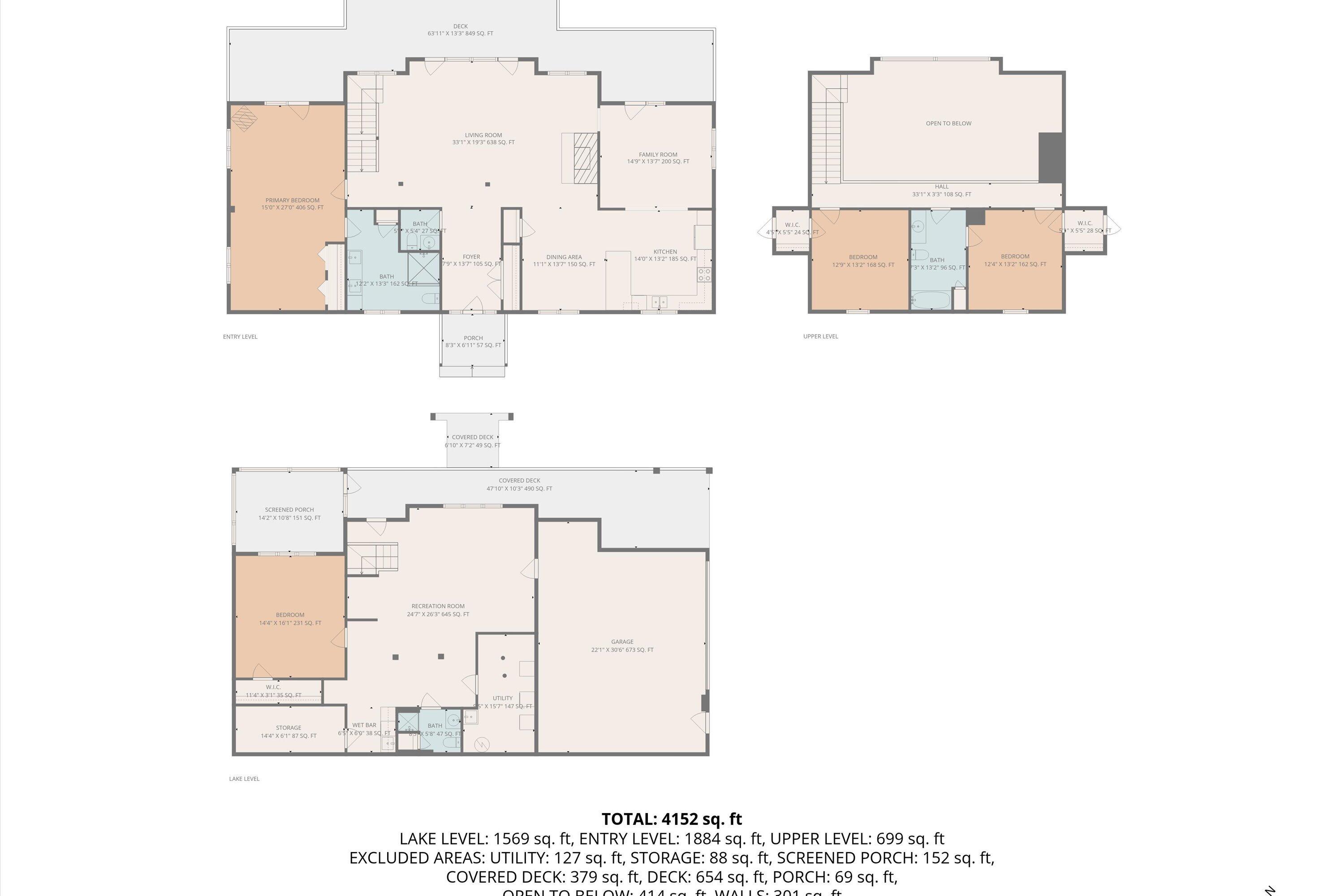 540 Lakeshore Terrace Road Hardy, VA 24101 - Photo 82 of 82 80-Floor Plan