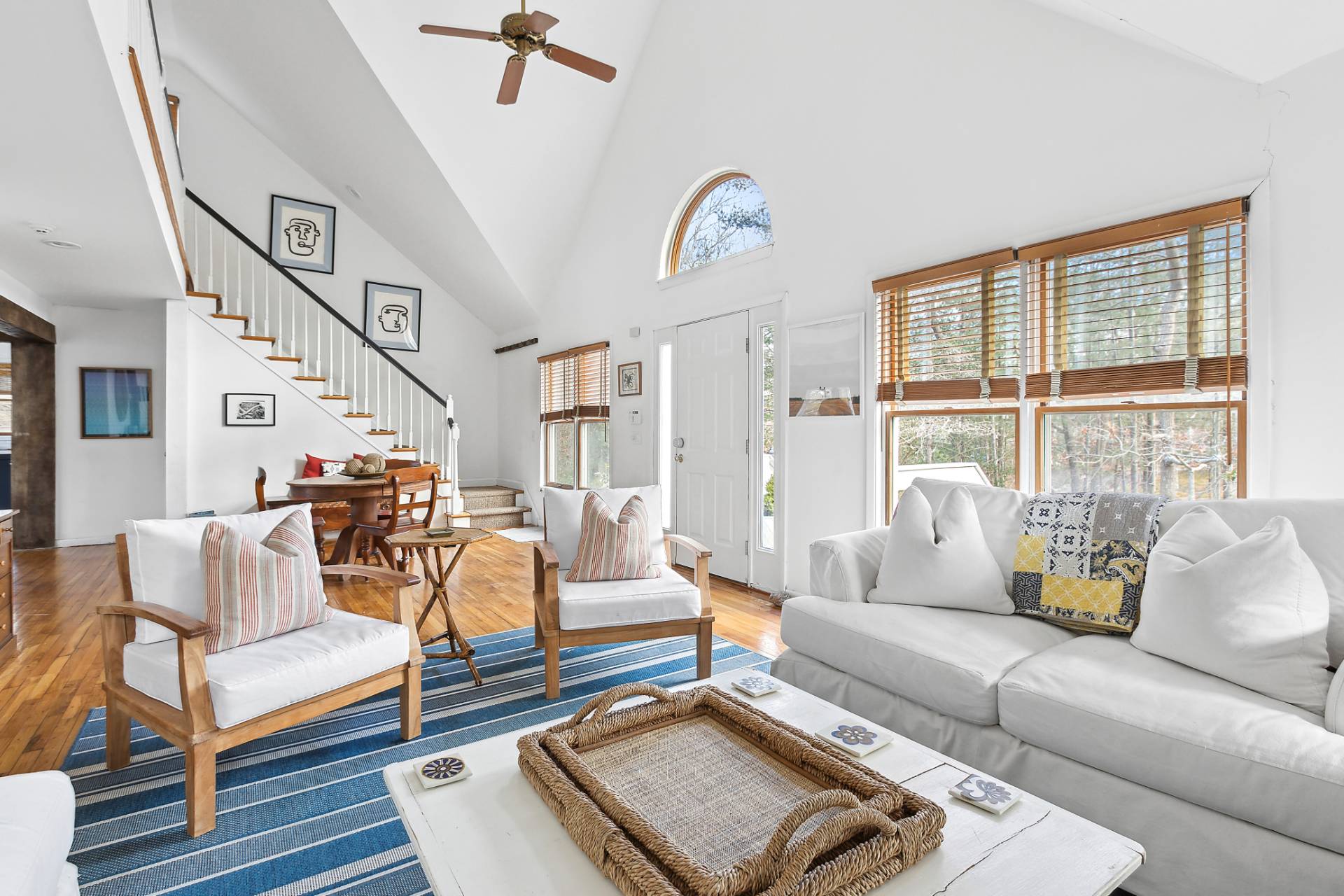 18 Whooping Hollow Road East Hampton, NY 11937 - Photo 4 of 15 a living room with furniture and a table