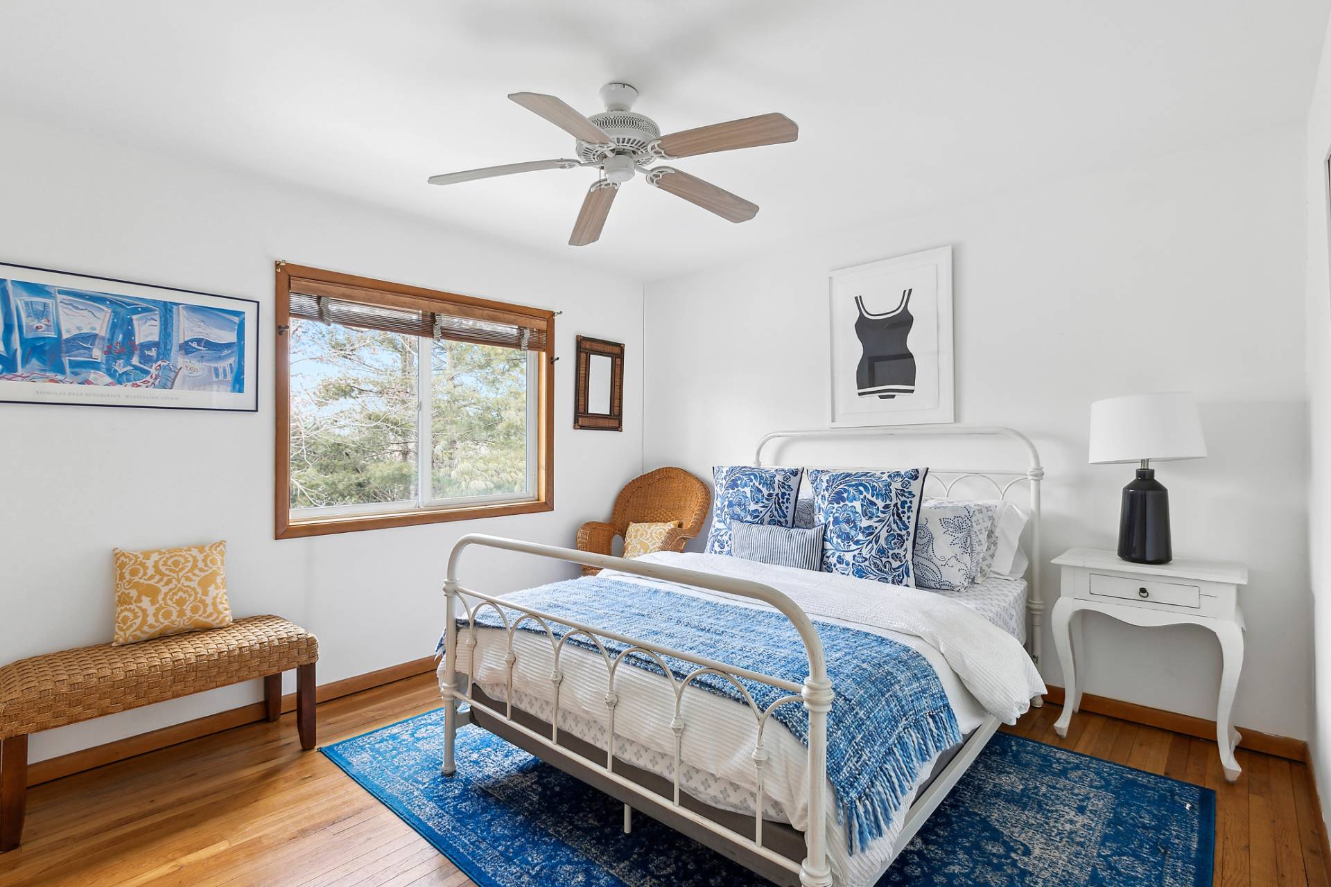 18 Whooping Hollow Road East Hampton, NY 11937 - Photo 9 of 15 a bedroom with a bed and window