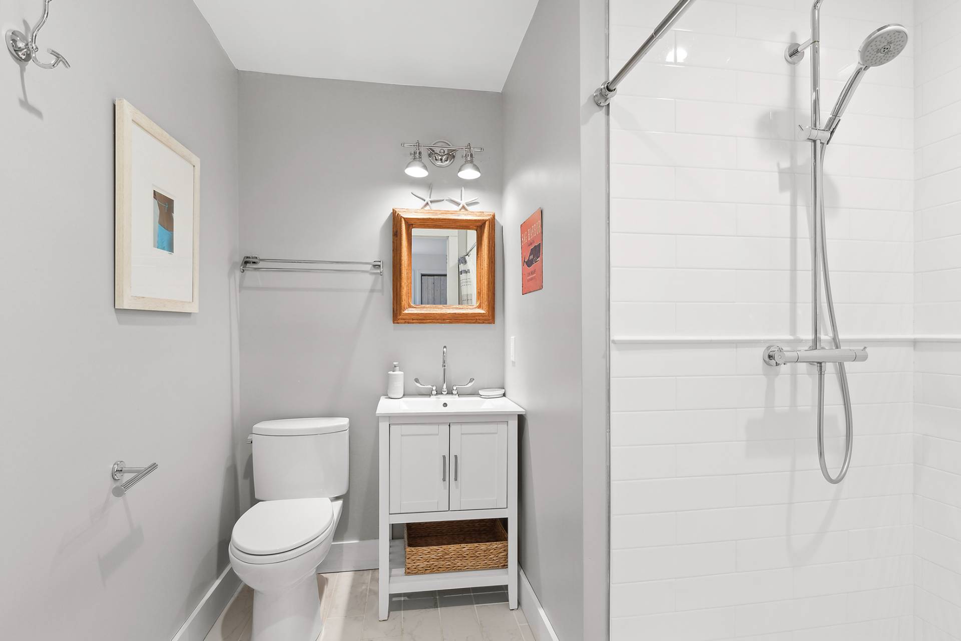 18 Whooping Hollow Road East Hampton, NY 11937 - Photo 10 of 15 a bathroom with a toilet sink and shower