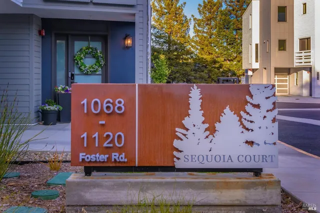 a sign on the side of a building