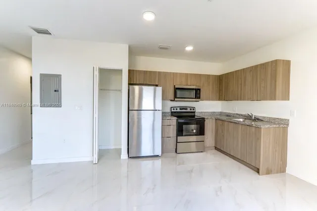 a view of a flower in a garden